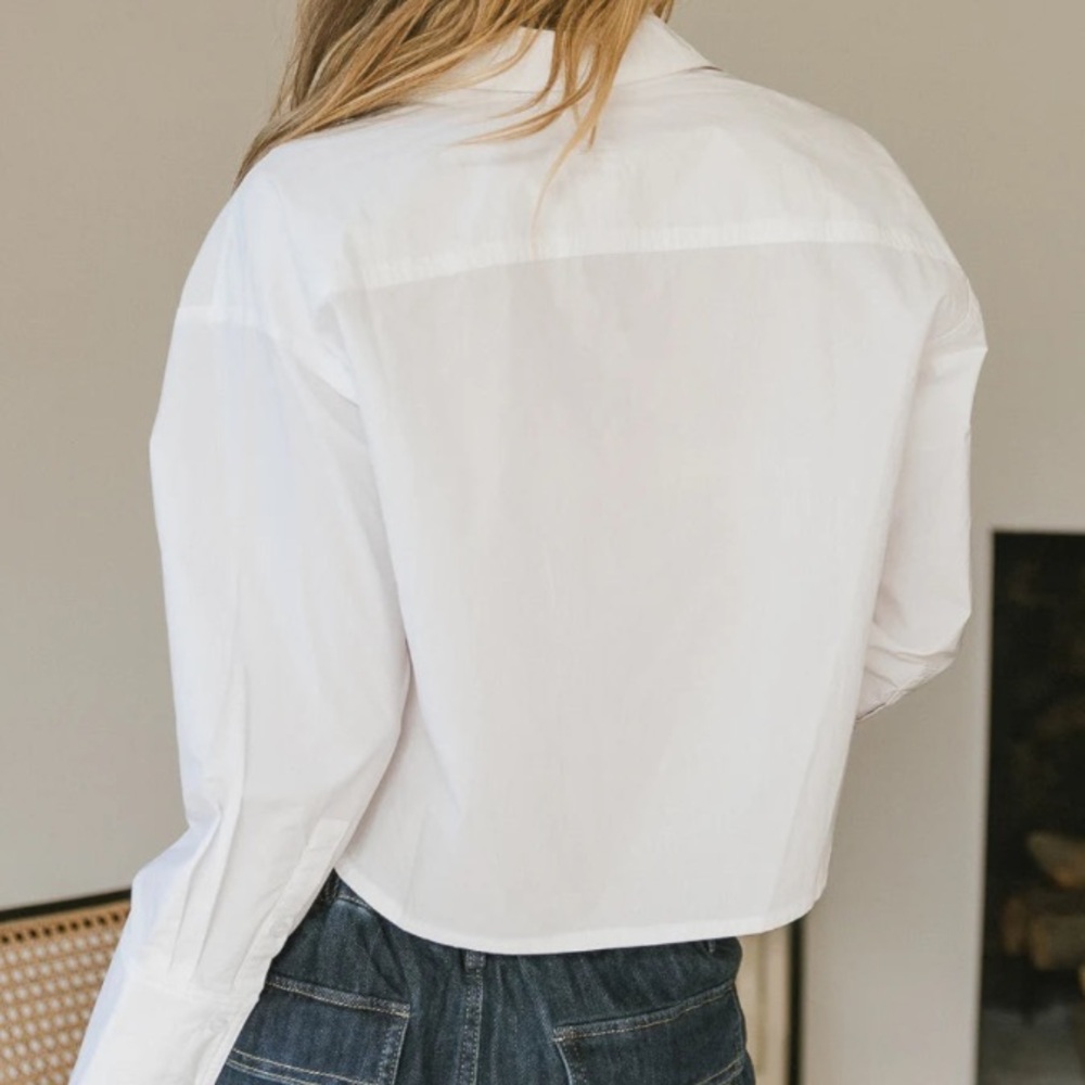 Bohme Neve Cropped Button-Up - Picture 3 of 3
